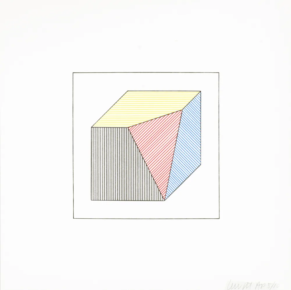 丝网印刷 Lewitt - Twelve Forms Derived From a Cube 45