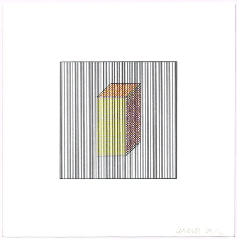 丝网印刷 Lewitt - Twelve Forms Derived from a Cube (Set of 48) (2)