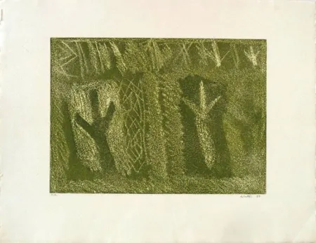 石版画 Licata - Sans Titre