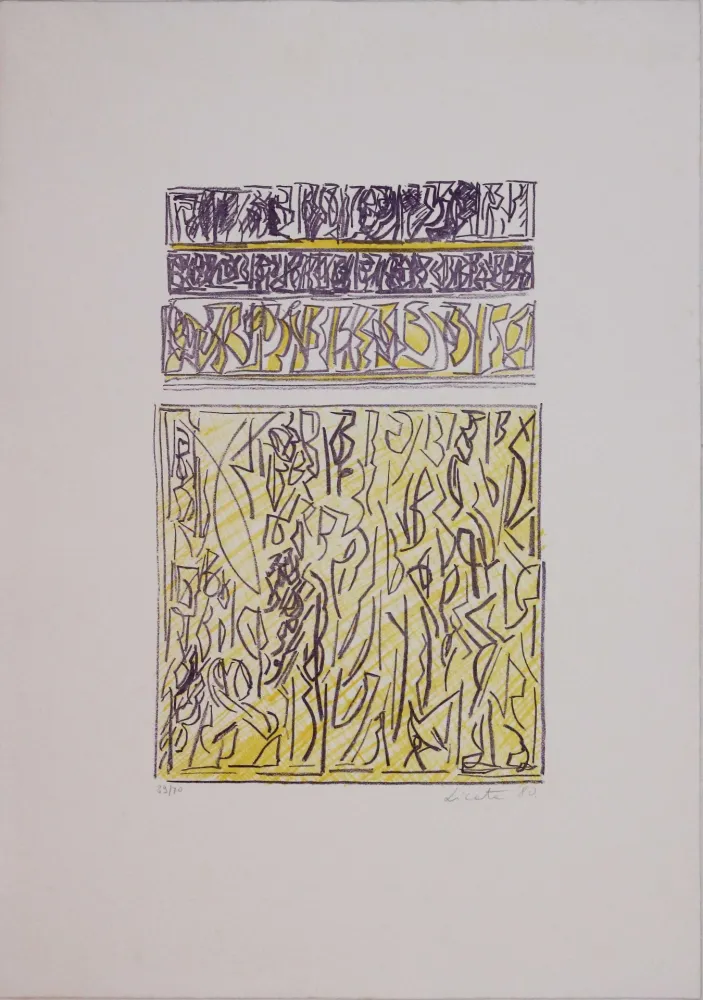 石版画 Licata - Untitled