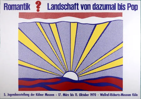 丝网印刷 Lichtenstein - (After) Romantik? Landschaft von dazumal bis Pop, 1970