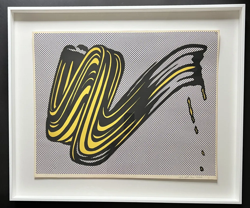 丝网印刷 Lichtenstein - Brushstroke