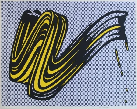 丝网印刷 Lichtenstein - Brushstroke Corlett II 5
