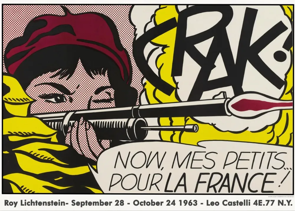 胶版印刷 Lichtenstein - Crak France