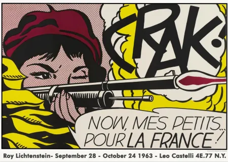 胶版印刷 Lichtenstein - Crak France