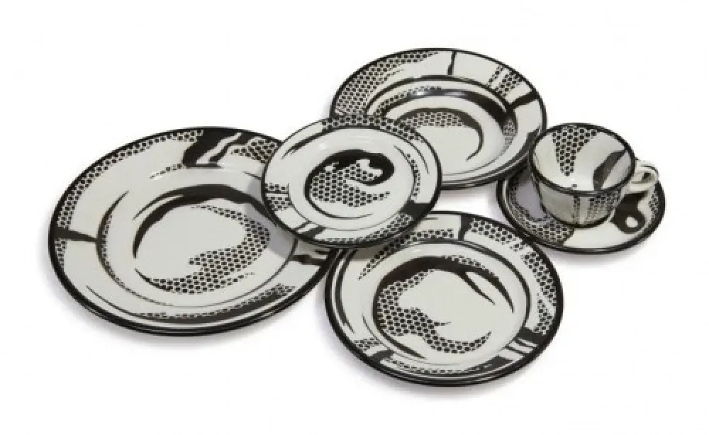 陶瓷 Lichtenstein - Dinnerware: One Setting, 