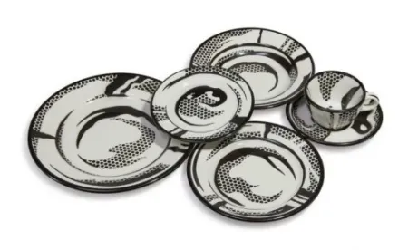 陶瓷 Lichtenstein - Dinnerware: One Setting, 