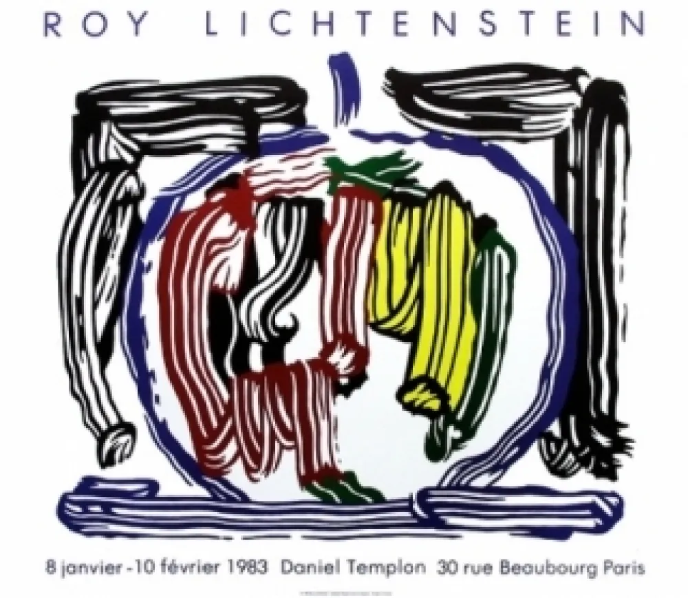 海报 Lichtenstein - Exposition galerie Templon