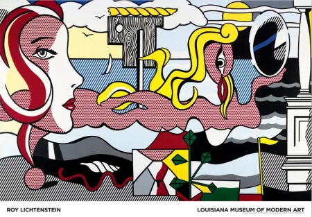 海报 Lichtenstein - Figures in Landscape