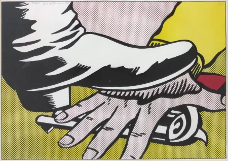 石版画 Lichtenstein - FOOT AND HAND