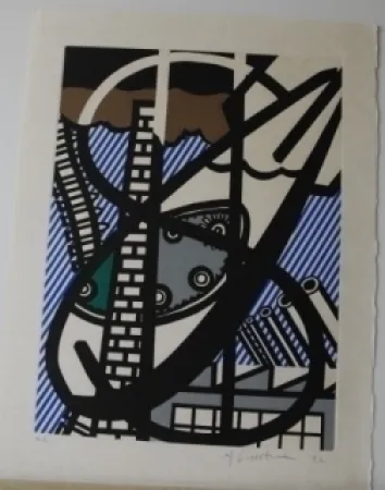 蚀刻飞尘法 Lichtenstein - From la nouvelle chute de l'amerique