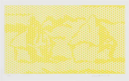 石版画 Lichtenstein - Haystack #1