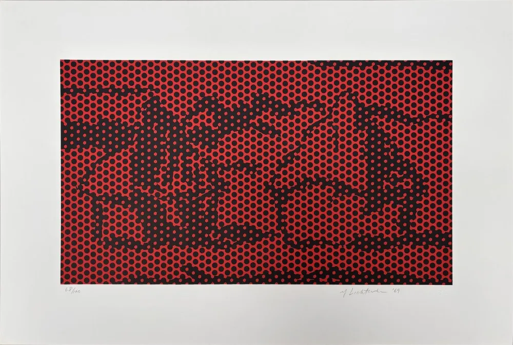 石版画 Lichtenstein - Haystack #6