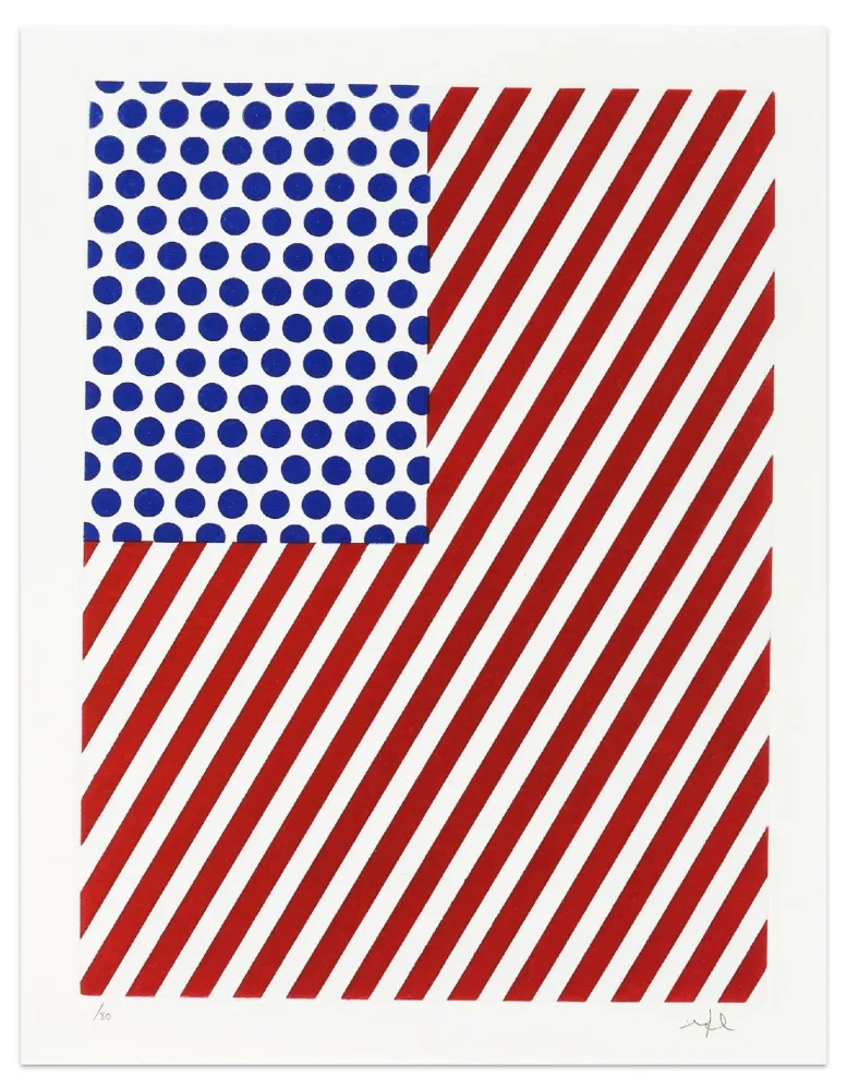 版画 Lichtenstein - Illustration for 