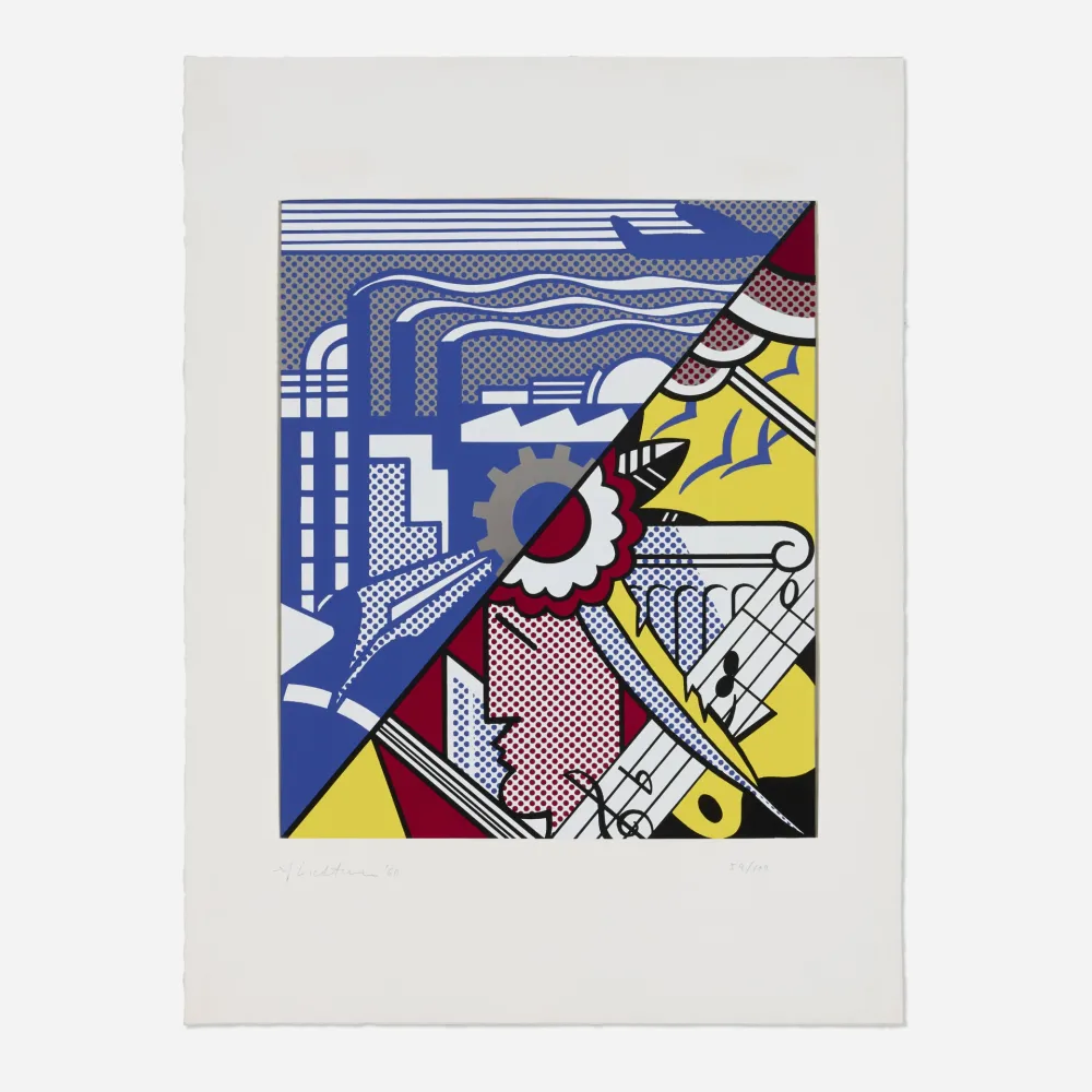 丝网印刷 Lichtenstein - Industry and the Arts (I)