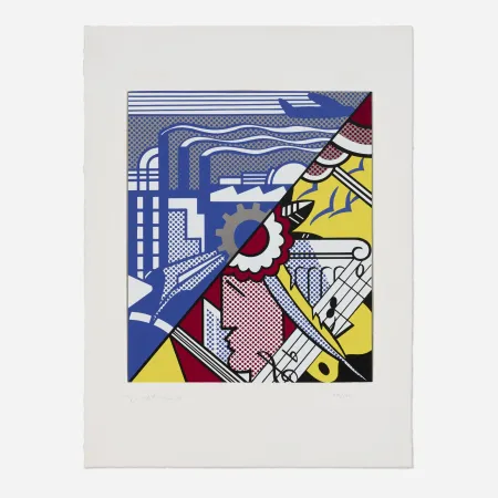 丝网印刷 Lichtenstein - Industry and the Arts (I)