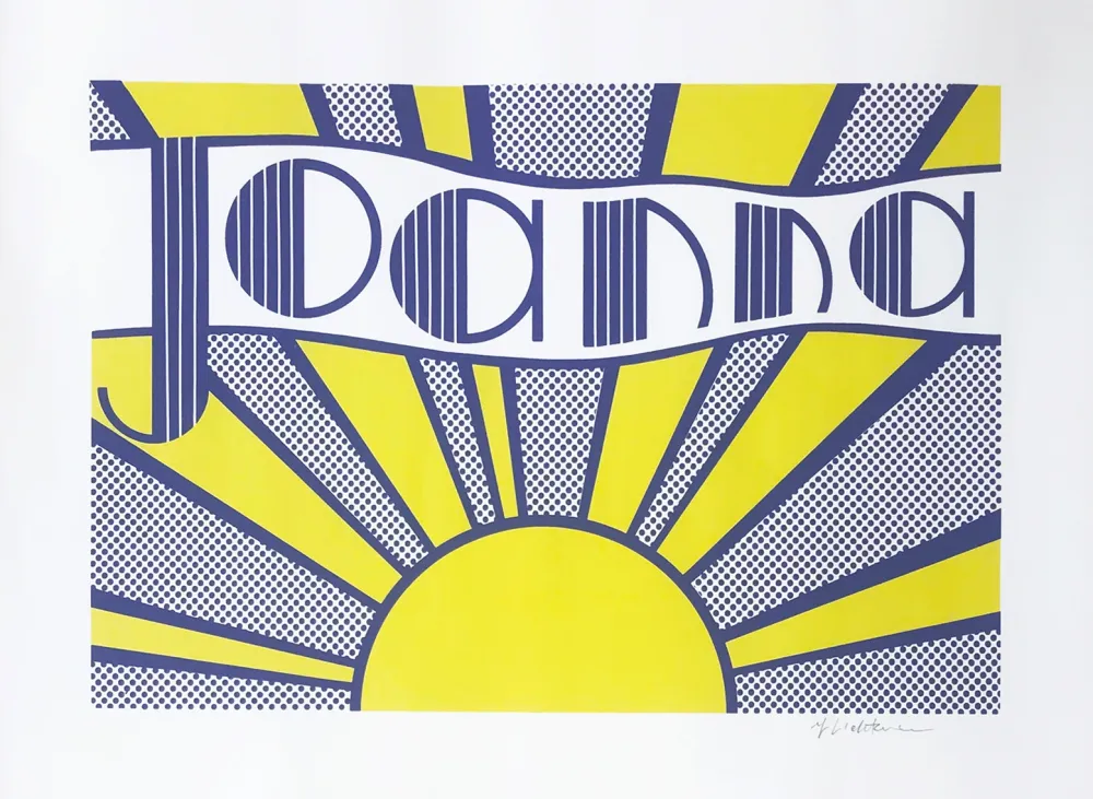 石版画 Lichtenstein - Joanna (C. III.24)