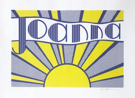 石版画 Lichtenstein - Joanna (C. III.24)