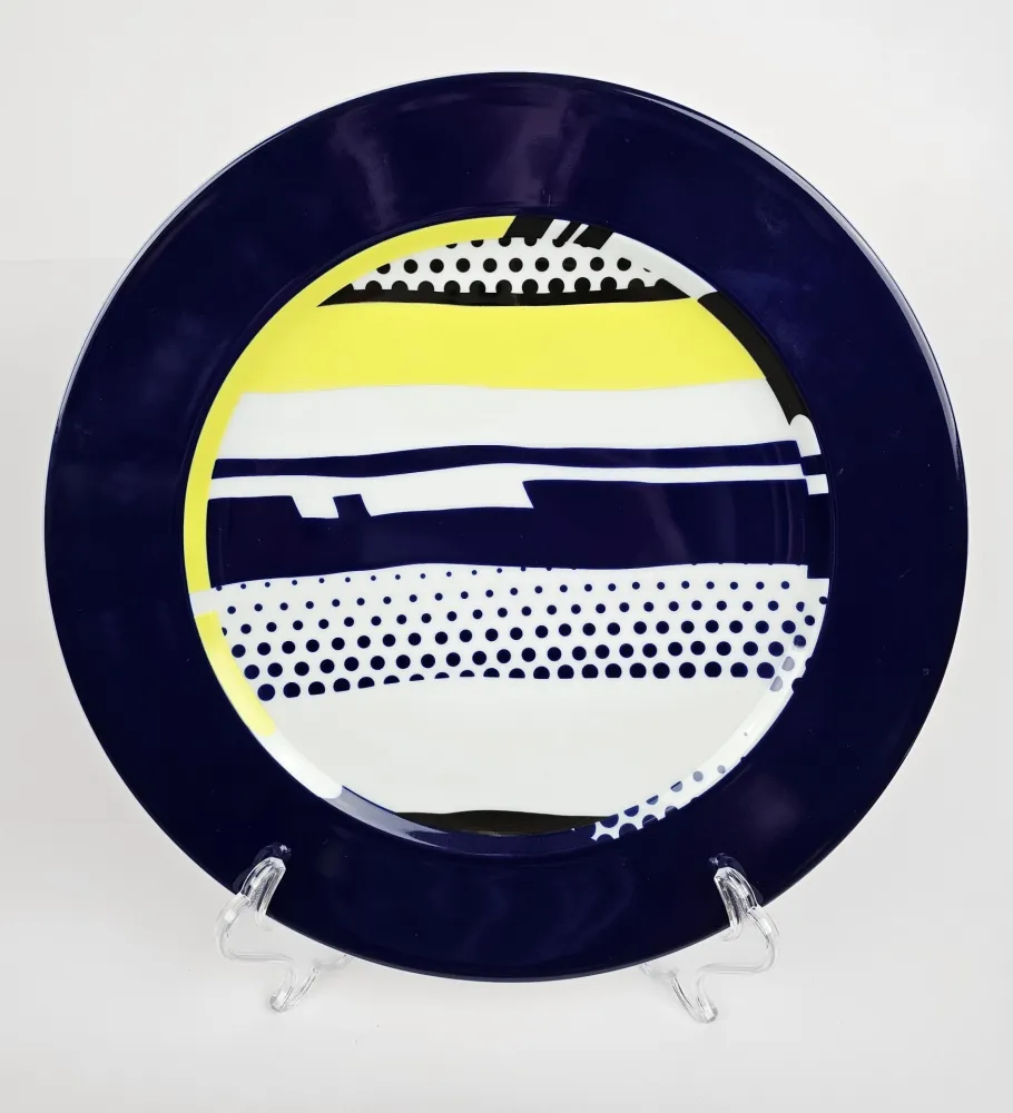 复数作品 Lichtenstein - Künstlerplatzteller