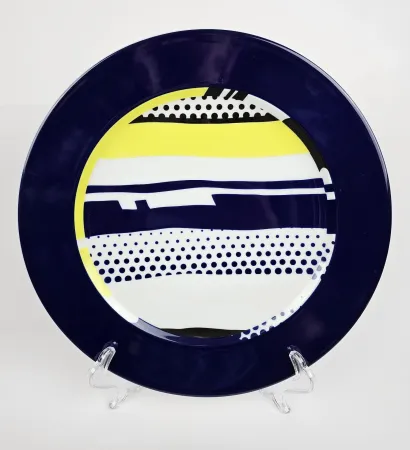 复数作品 Lichtenstein - Künstlerplatzteller