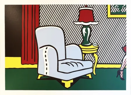 木刻 Lichtenstein - La Sortie from the Interior Series