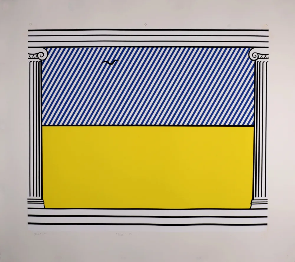 丝网印刷 Lichtenstein - Liberté, 1990