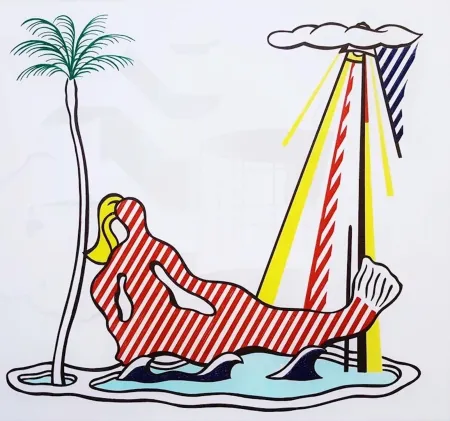 无技术 Lichtenstein - Mermaid, for Miami Beach