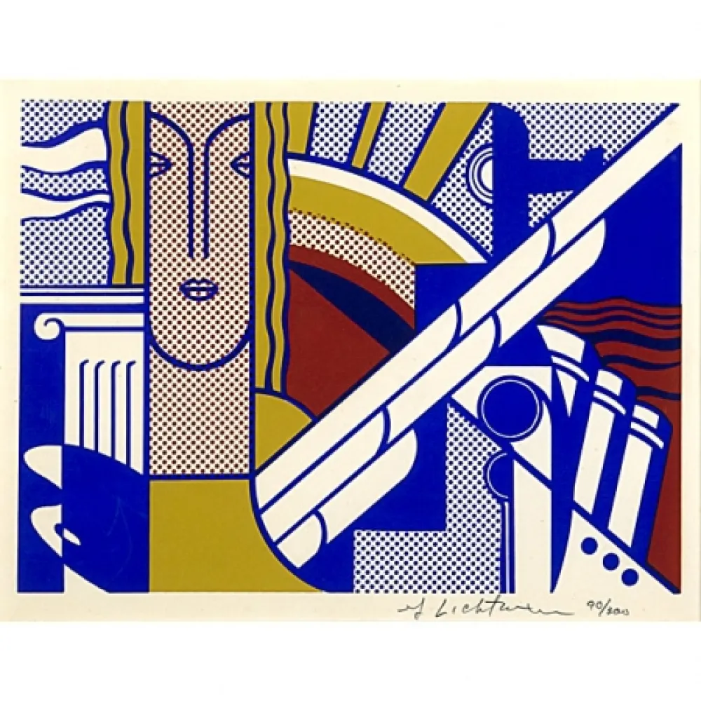 丝网印刷 Lichtenstein - Modern Art Poster 