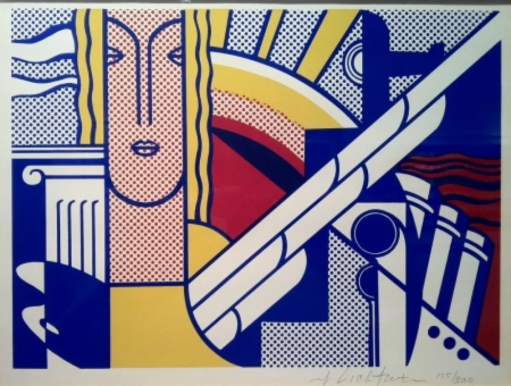 丝网印刷 Lichtenstein - Modern Art Poster