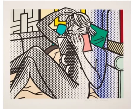石版画 Lichtenstein - Nude Reading
