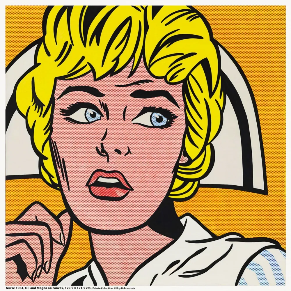 丝网印刷 Lichtenstein - Nurse