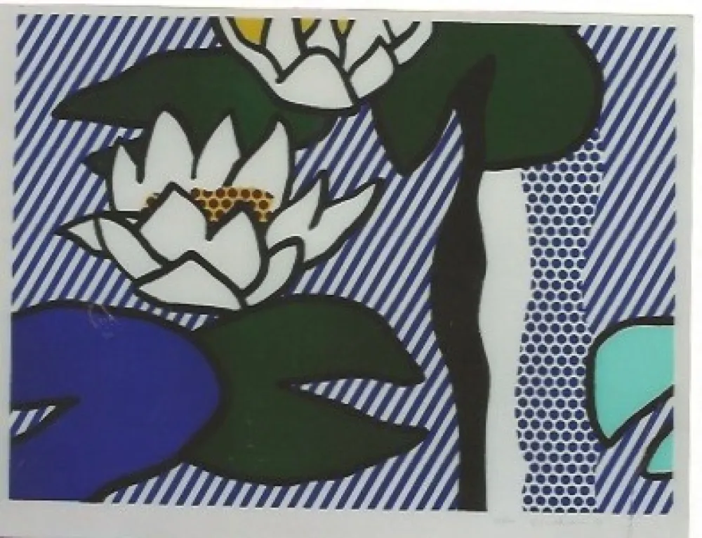 石版画 Lichtenstein - Nympheas - Water Lilies