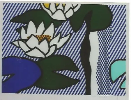 石版画 Lichtenstein - Nympheas - Water Lilies