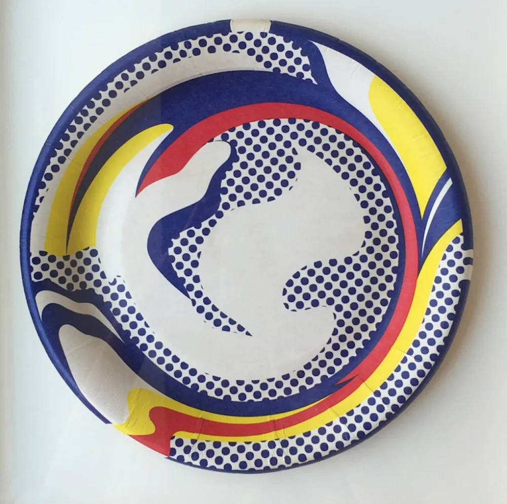 丝网印刷 Lichtenstein - Paper Plate