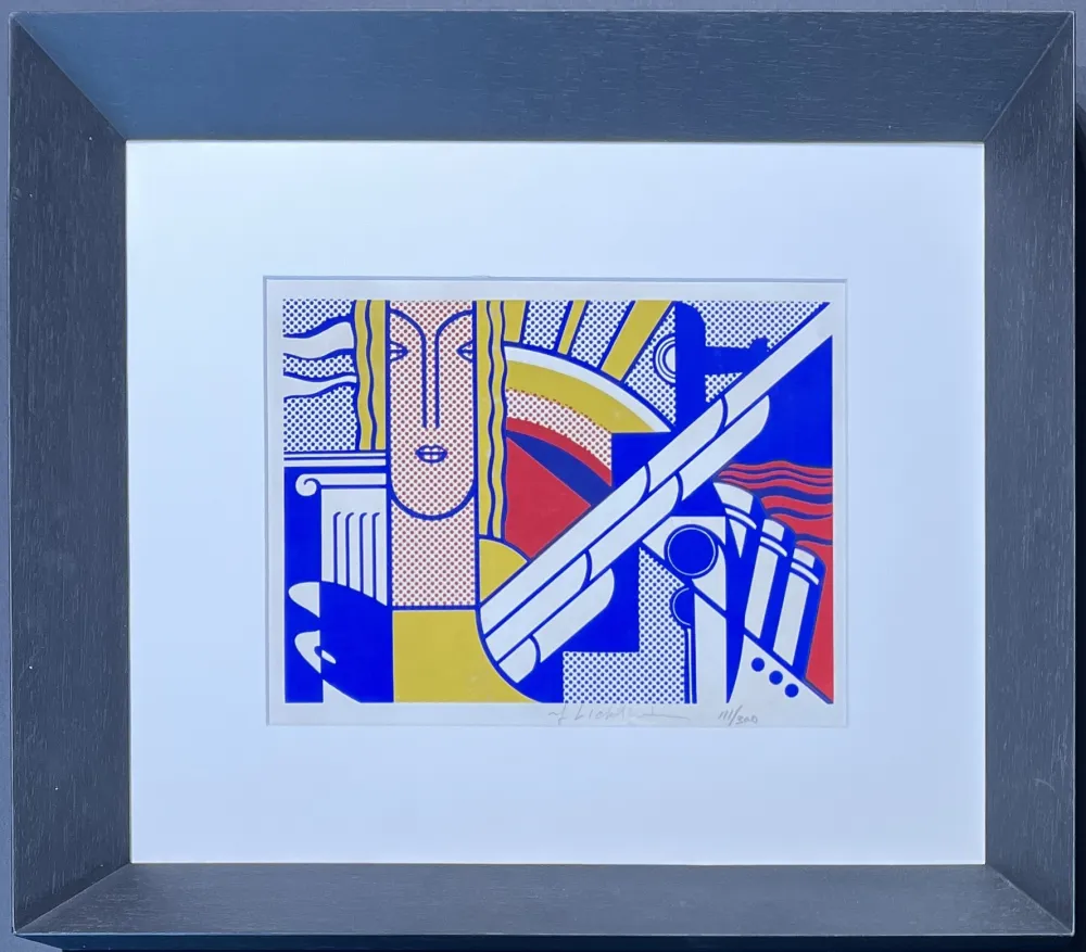 丝网印刷 Lichtenstein - Roy Lichtenstein (1923-1997) - Screenprint on smooth, ivory wove paper - 1967