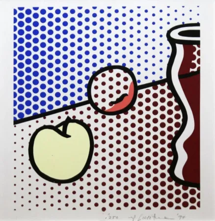 复数作品 Lichtenstein - Still Life with Red Jar