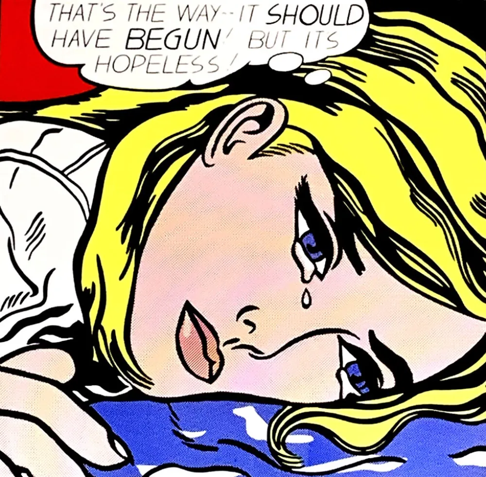 胶版印刷 Lichtenstein - That's the Way It Should Have Begun!, ca.
