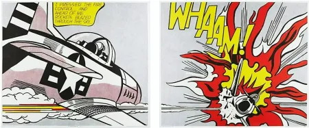 石版画 Lichtenstein - Whaam!
