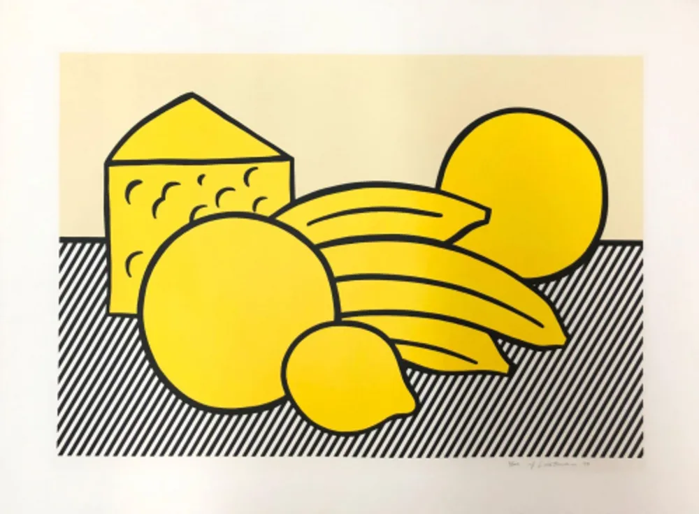 复数作品 Lichtenstein - Yellow Still Life