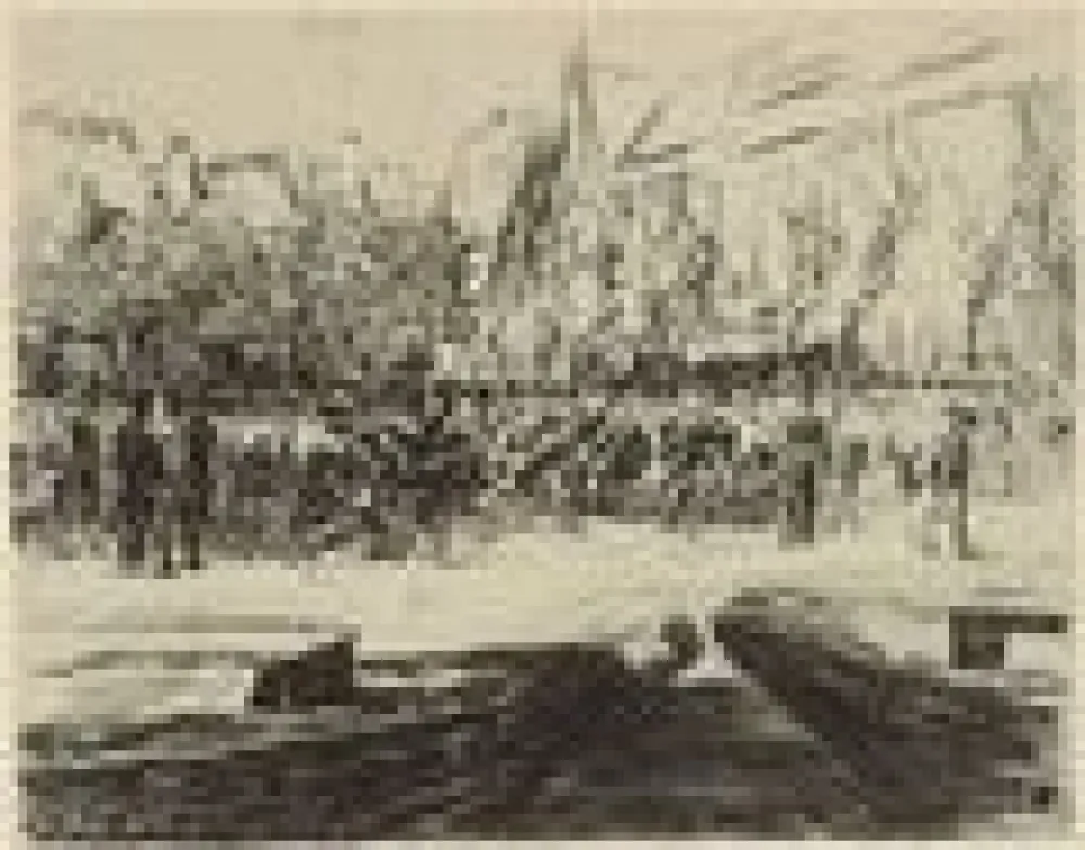 版画 Liebermann - Rindermarkt in Leiden