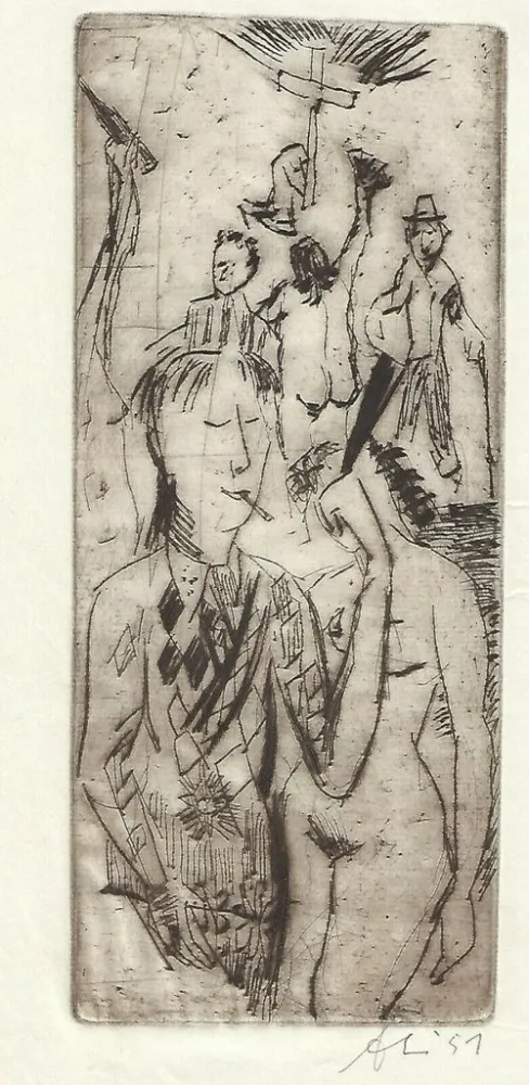 干刻版画 Liebig - Sex und Religion