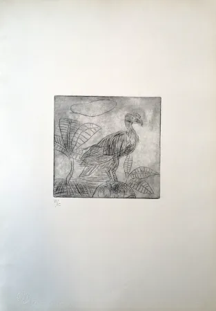 干刻版画 Ligabue - Condor
