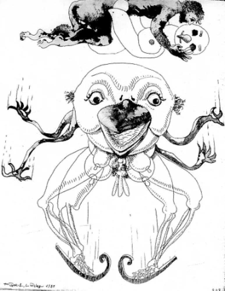 插图书 Lindner - 7 Acqueforti 1980