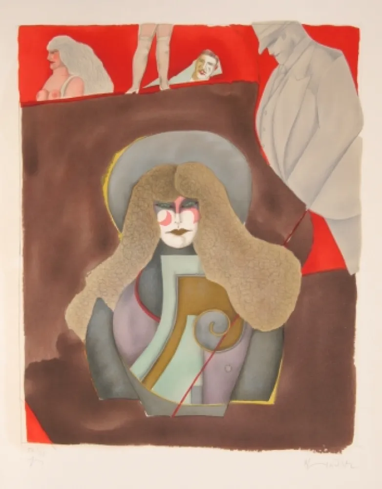 石版画 Lindner - Blondie