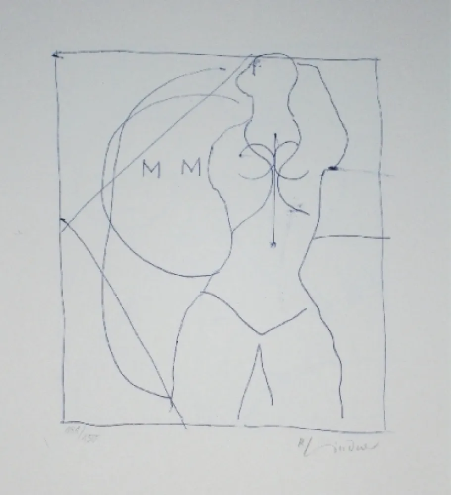 石版画 Lindner - Marylin was here 16
