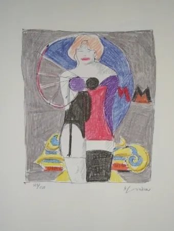 石版画 Lindner - Marylin was here 3
