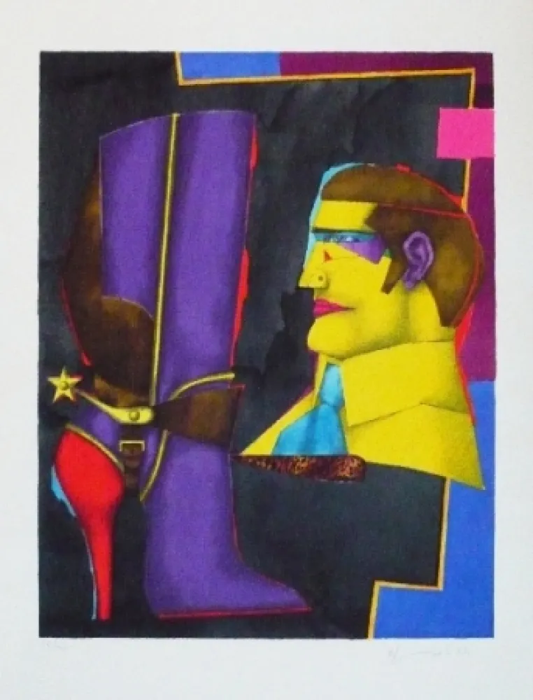 石版画 Lindner - Sans titre