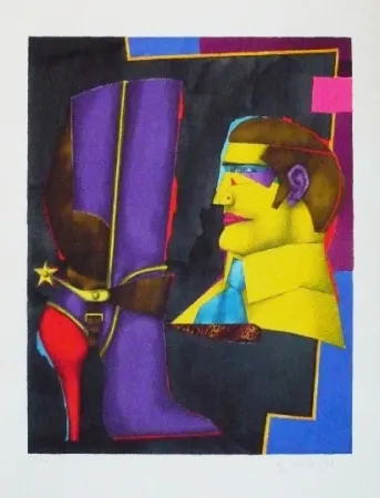 石版画 Lindner - Sans titre