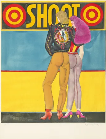 石版画 Lindner - Shoot