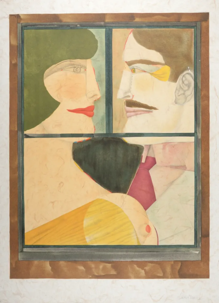 石版画 Lindner - Washington Holiday, 1975 - Hand-signed